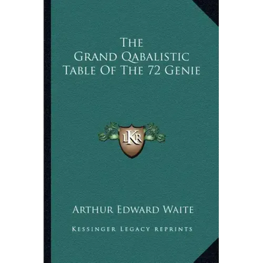 The Grand Qabalistic Table of the 72 Genie