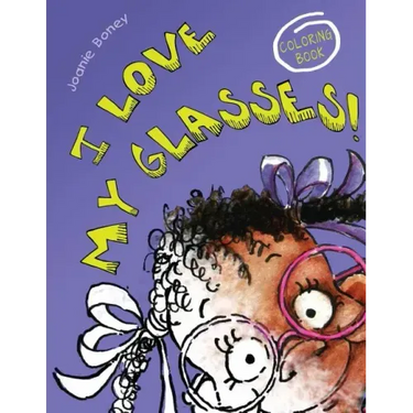 I Love My Glasses Coloring Book