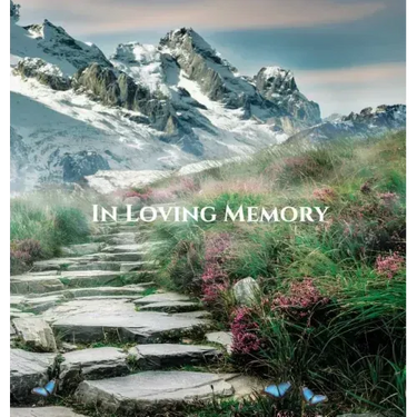 Funeral Guest Book, "In Loving Memory", Memorial Service Guest Book, Condolence Book, Remembrance Book for Funerals or Wake: HARDCOVER. A lasting keep