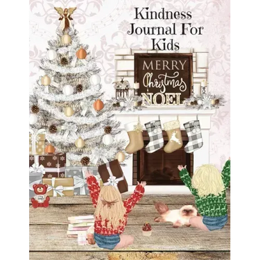 Kindness Journal For Kids: Cute Daily Gratitude, Thankfulness & Happiness Journal for Boys & Girls For The Holidays - Journaling Activity Book fo