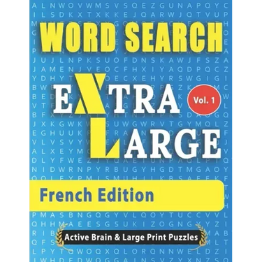 WORD SEARCH Extra Large - French Edition