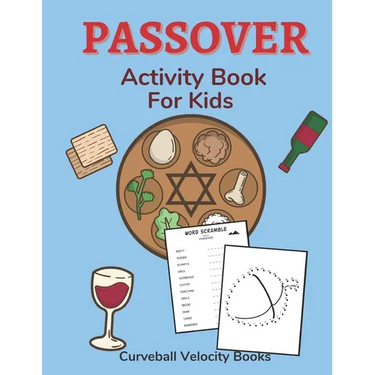 Passover Activity Book for Kids: Puzzles for Kids Aged 6-12