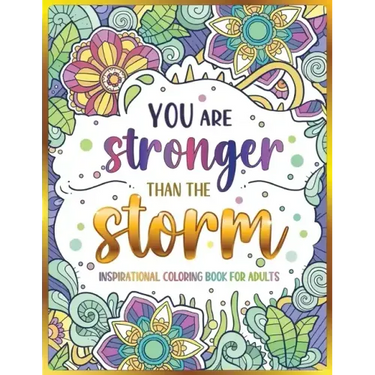 Inspirational Coloring Book for Adults: 50 Motivational Quotes & Patterns to Color - A Variety of Relaxing Positive Affirmations for Adults & Teens