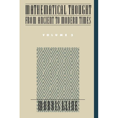 Mathematical Thought from Ancient to Modern Times