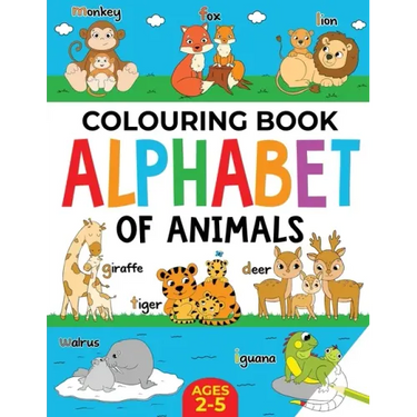 Animal Colouring Book for Children: Alphabet of Animals: Age 2-5