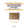 Inverse Methods for Atmospheric Sounding: Theory and Practice