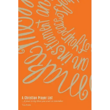 A Christian Prayer List