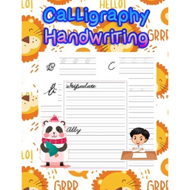Calligraphy Handwriting: handwriting tracing workbook-handwriting practice paper for kids-handwriting practice sheets