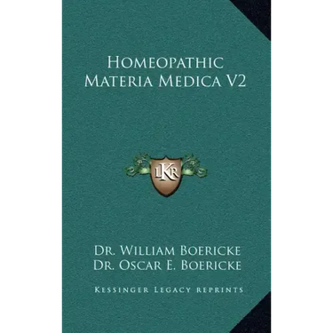 Homeopathic Materia Medica V2