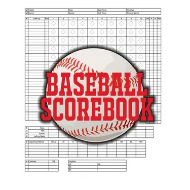 Baseball Scorebook: 100 Scoring Sheets For Baseball and Softball Games, Glover's Scorebooks, Large (8.5X 11)