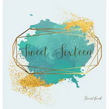 Sweet sixteen guest book, party Guest book, birthday party guest book to sign