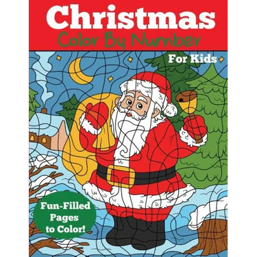 Christmas Color by Number for Kids