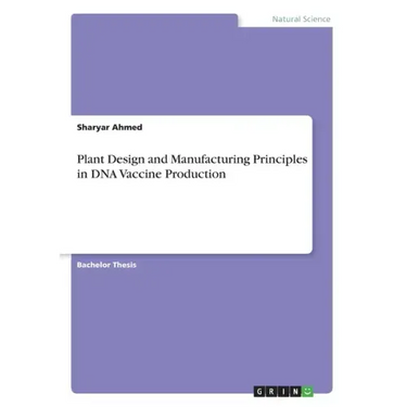 Plant Design and Manufacturing Principles in DNA Vaccine Production