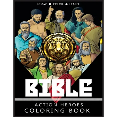 Bible Action Heroes: Coloring Book
