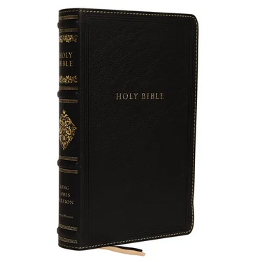 Kjv, Sovereign Collection Bible, Personal Size, Genuine Leather, Black, Red Letter Edition, Comfort Print: Holy Bible, King James Version