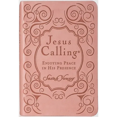 Jesus Calling, Pink Leathersoft, with Scripture References: Enjoying Peace in His Presence (a 365-Day Devotional)