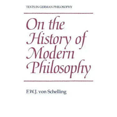 On the History of Modern Philosophy