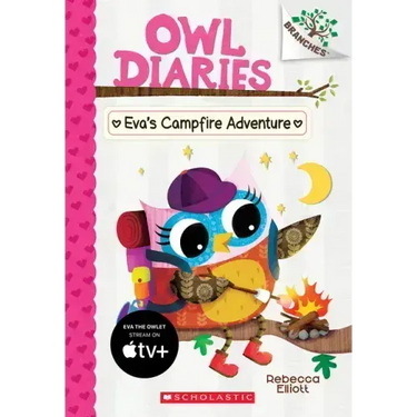 Eva's Campfire Adventure: A Branches Book (Owl Diaries #12): Volume 12