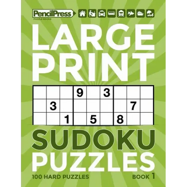Large Print Sudoku Puzzles Book 1