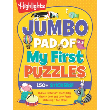 Jumbo Pad of My First Puzzles