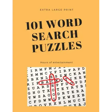 101 Word Search Puzzles: Extra Large Print