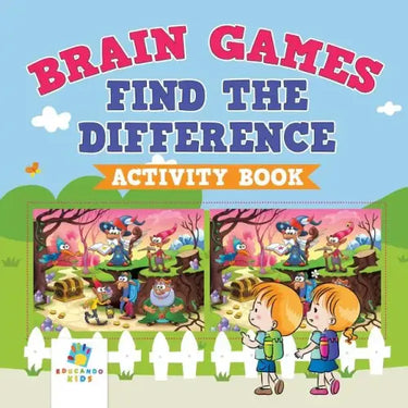 Brain Games Find the Difference Activity Book
