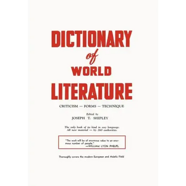 Dictionary of World Literature