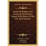 Poems of Religion and Society by John Quincy Adams, with Notices of His Life and Character