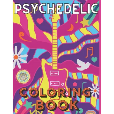 Psychedelic Coloring Book: A Trippy Visions for Stoners Stress Relieving Images for Adults