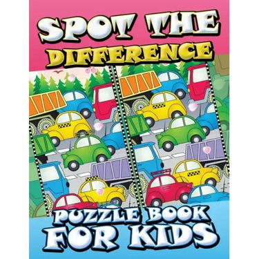 Spot the Difference Puzzle Book for Kids