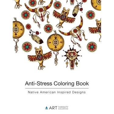 Anti-Stress Coloring Book: Native American Inspired Designs