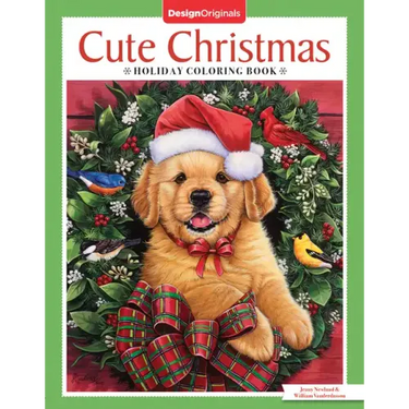 Cute Christmas Holiday Coloring Book