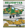Helicopter Coloring Book for Adults: Large Print Adults Coloring Book Flowers and Mandala Stress Relieving Unique Design