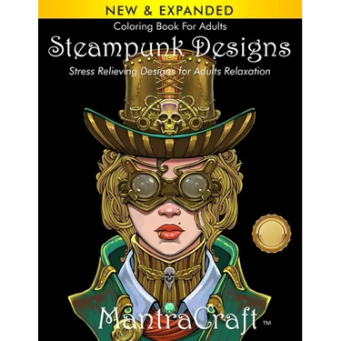 Coloring Book For Adults: Steampunk Designs: Stress Relieving Designs for Adults Relaxation