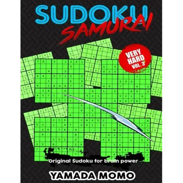 Sudoku Samurai Very Hard: Original Sudoku For Brain Power Vol. 3: Include 100 Puzzles Sudoku Samurai Very Hard Level