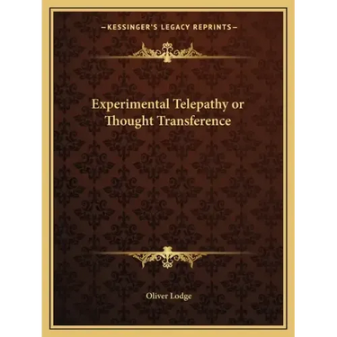 Experimental Telepathy or Thought Transference