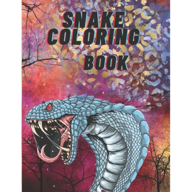 Snake Coloring Book: The snake coloring book is very beautiful that everyone can buy and color