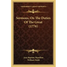 Sermons, On The Duties Of The Great (1776)