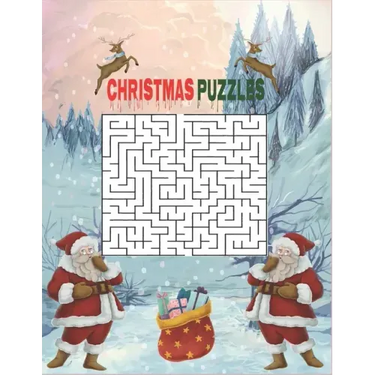christmas puzzles: (Highlights Puzzles christmas Activity Books ages 4-8 )