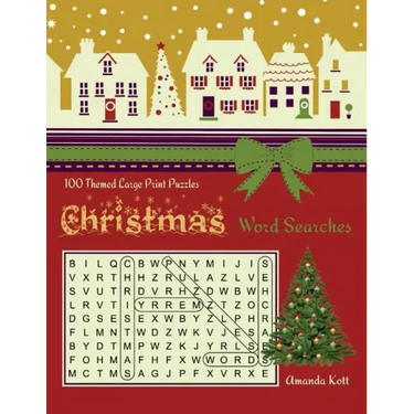 Christmas Word Searches: 100 Large Print Puzzles