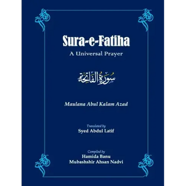Sūra-e-Fātihā: A Universal Prayer
