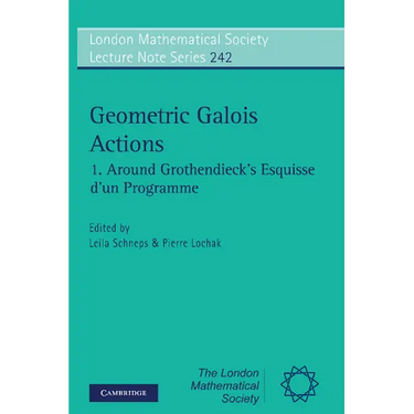 Geometric Galois Actions: Around Grothendieck's Esquisse D'Un Programme