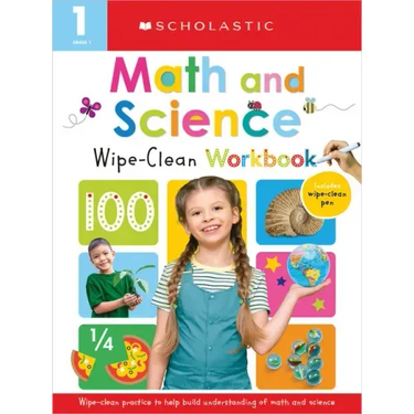 First Grade Math/Science Wipe Clean Workbook: Scholastic Early Learners (Wipe Clean)
