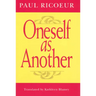 Oneself as Another