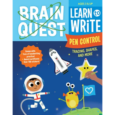 Brain Quest Learn to Write: Pen Control, Tracing, Shapes, and More