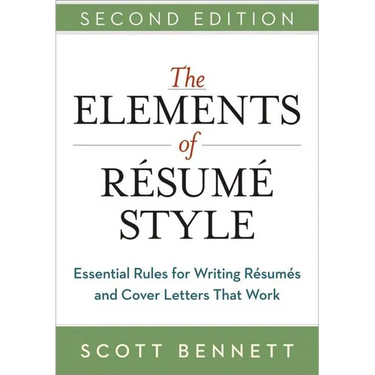 The Elements of Resume Style Softcover