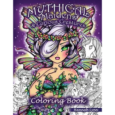 Mythical Maidens & Curious Creatures Coloring Book