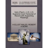 Vario (Paul) V. U.S. U.S. Supreme Court Transcript of Record with Supporting Pleadings
