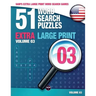 Sam's Extra Large-Print Word Search Games: 51 Word Search Puzzles, Volume 3: Brain-stimulating puzzle activities for many hours of entertainment