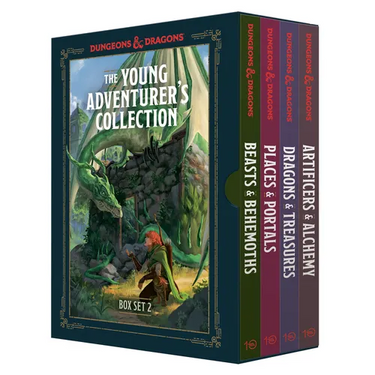 The Young Adventurer's Collection Box Set 2 (Dungeons & Dragons 4-Book Boxed Set): Beasts & Behemoths, Dragons & Treasures, Places & Portals, Artifice